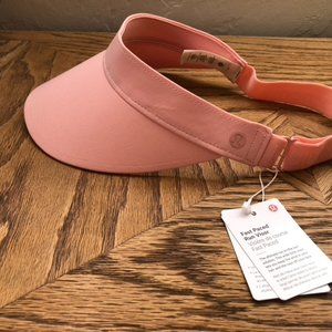 Lululemon Women's Dew Pink Fast Paced Running Visor One Size